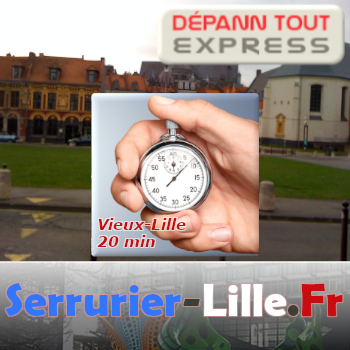 Serrurier Vieux-Lille | Dispo 24h/7j sous 20min | Dpanneur Urgentiste 24 24 Agr Assurance  Vieux-Lille